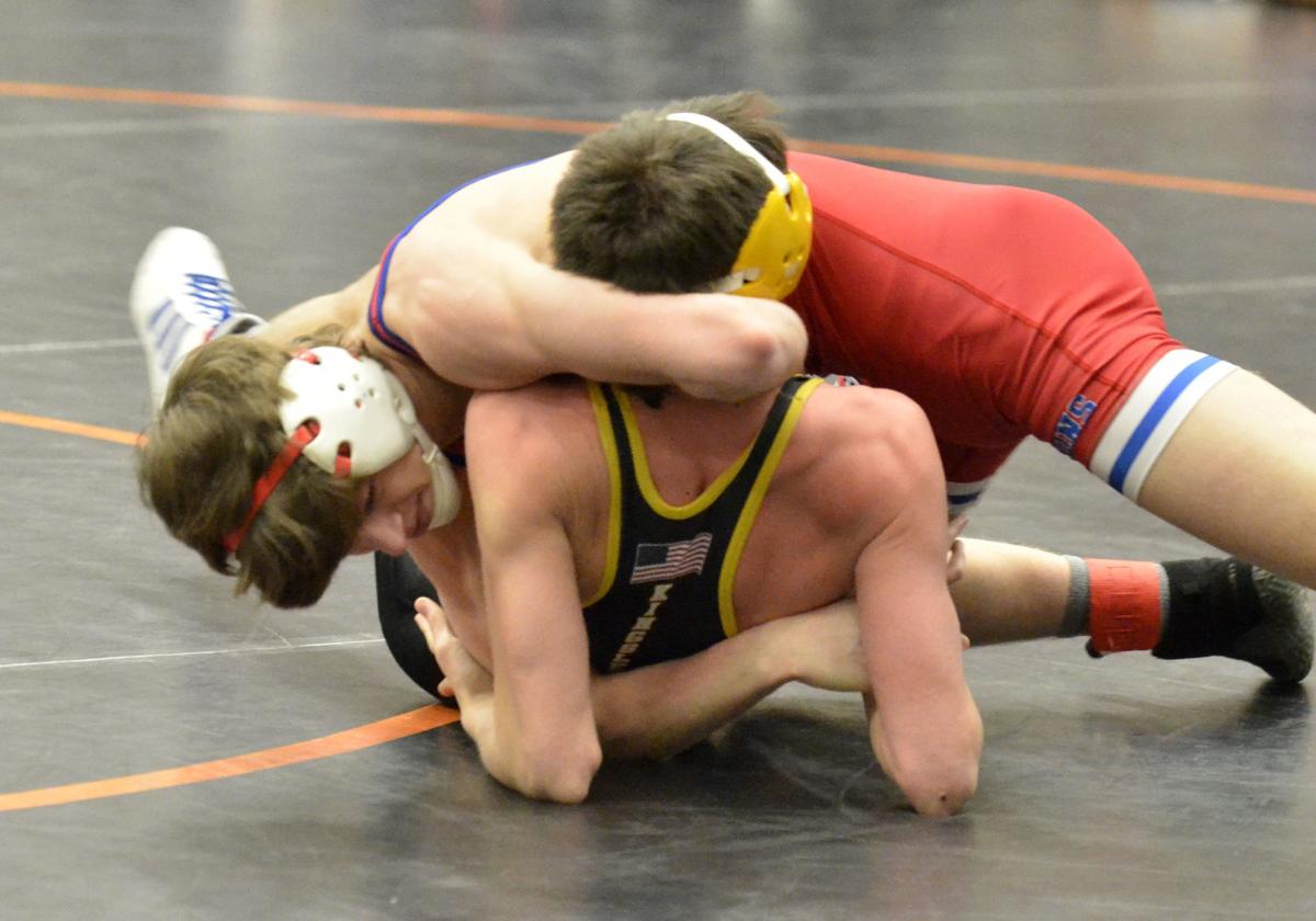 Class 1A wrestling sectional in Sibley