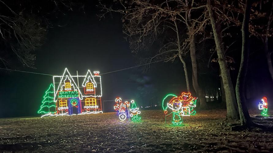 Land of Lights at Franklin County Recreation Park shine the holiday