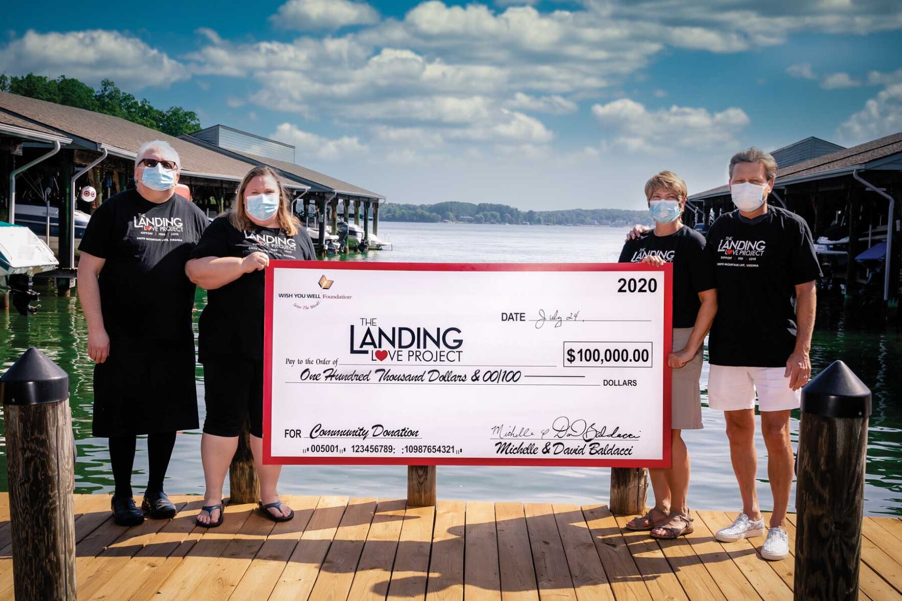 The Landing Love Project receives 100 000 matching gift donation