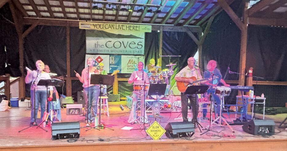 SML Boomer Band benefit concert energizes crowd on full moon night