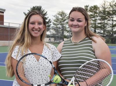 Two Lady Golden Eagles’ tennis players recognized on Senior Night