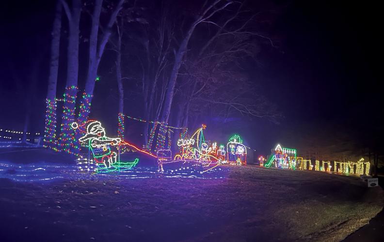 Land of Lights at Franklin County Recreation Park shine the holiday