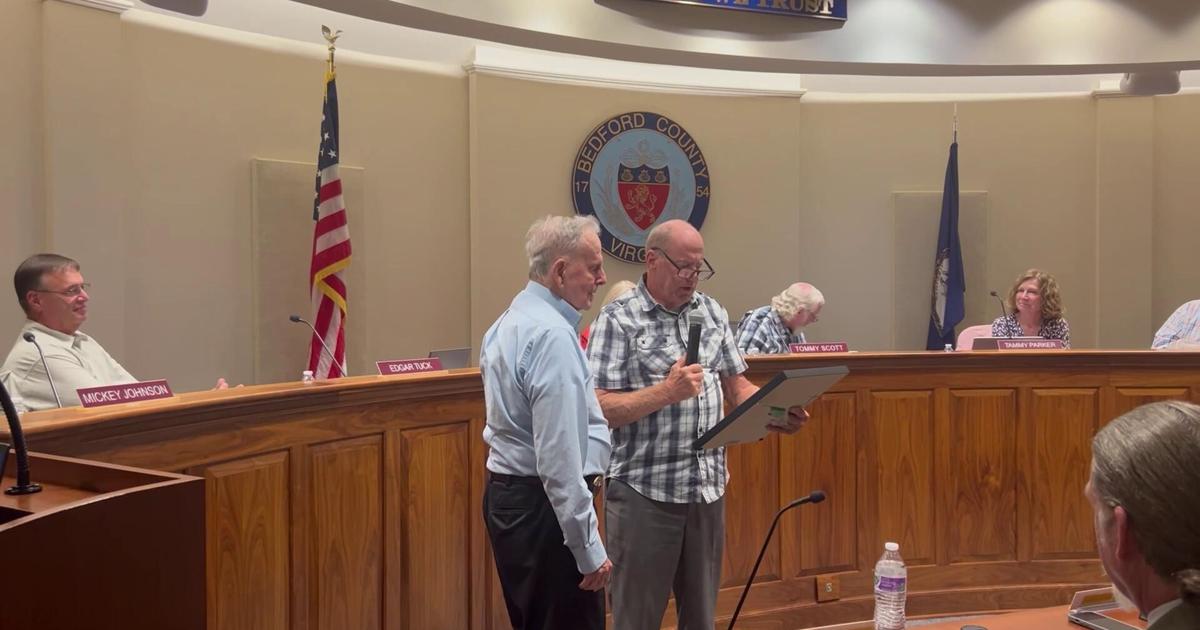 World War II veteran turns 100, recognized during Bedford County Board of Supervisors meeting