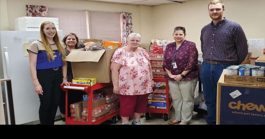 Bedford Regional Water Authority employees fill Donation Room at