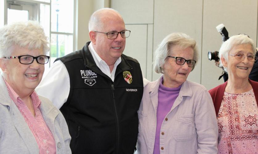 Governor tours Prince Frederick Library, celebrates Maryland Day