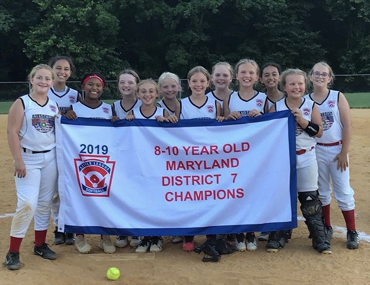 Maryland District 1 Little League Softball championship photos