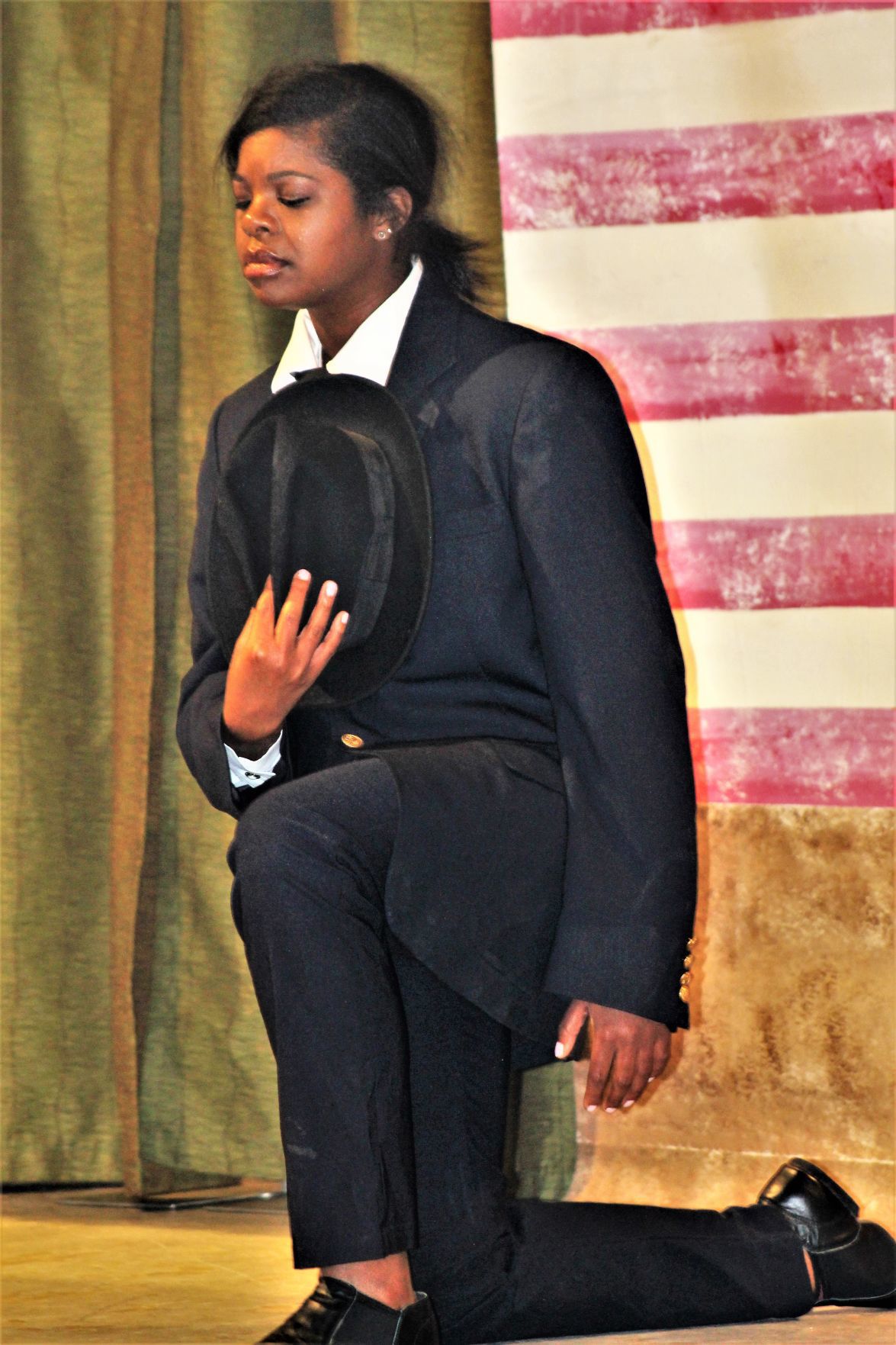 The Rev. Martin Luther King Jr. prays