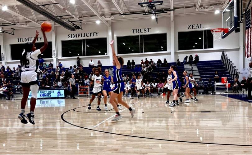 St. Mary's Ryken girls basketball downs Leonardtown, High School