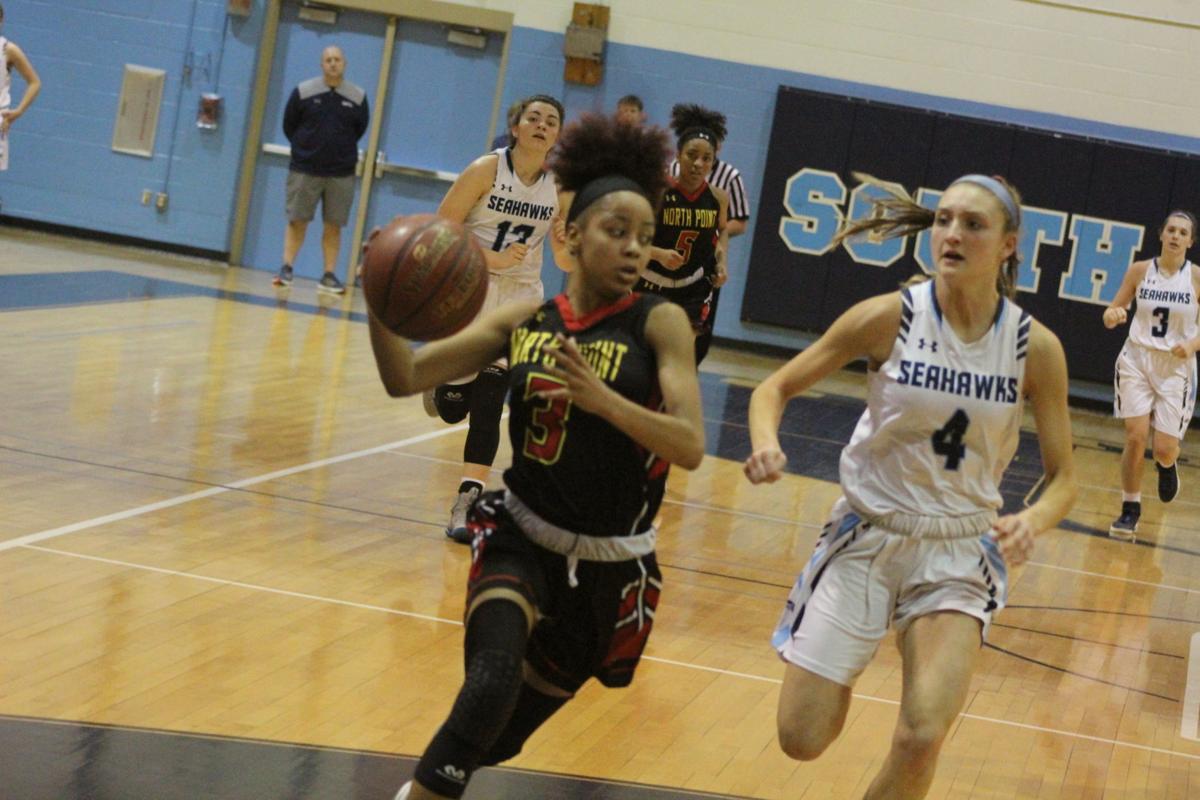 North Point Girls Basketball Ousts South River To Move On To 4a