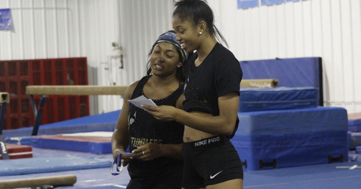 Angel Rice and Marci Lawson visit Cheer Extreme Tumbling Camp in ...