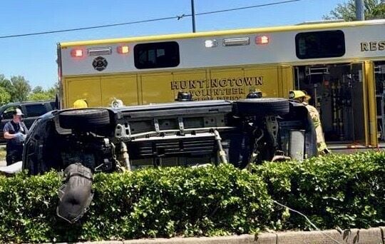 Collision at the split injures one