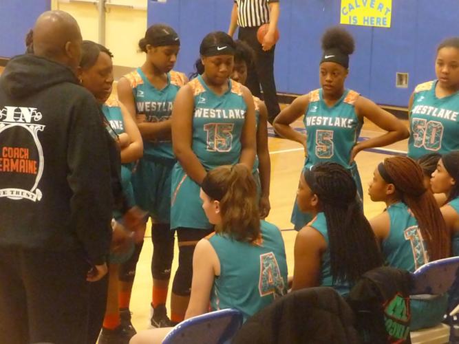 Westlake girls basketball loses to Calvert in Class 2A South Region