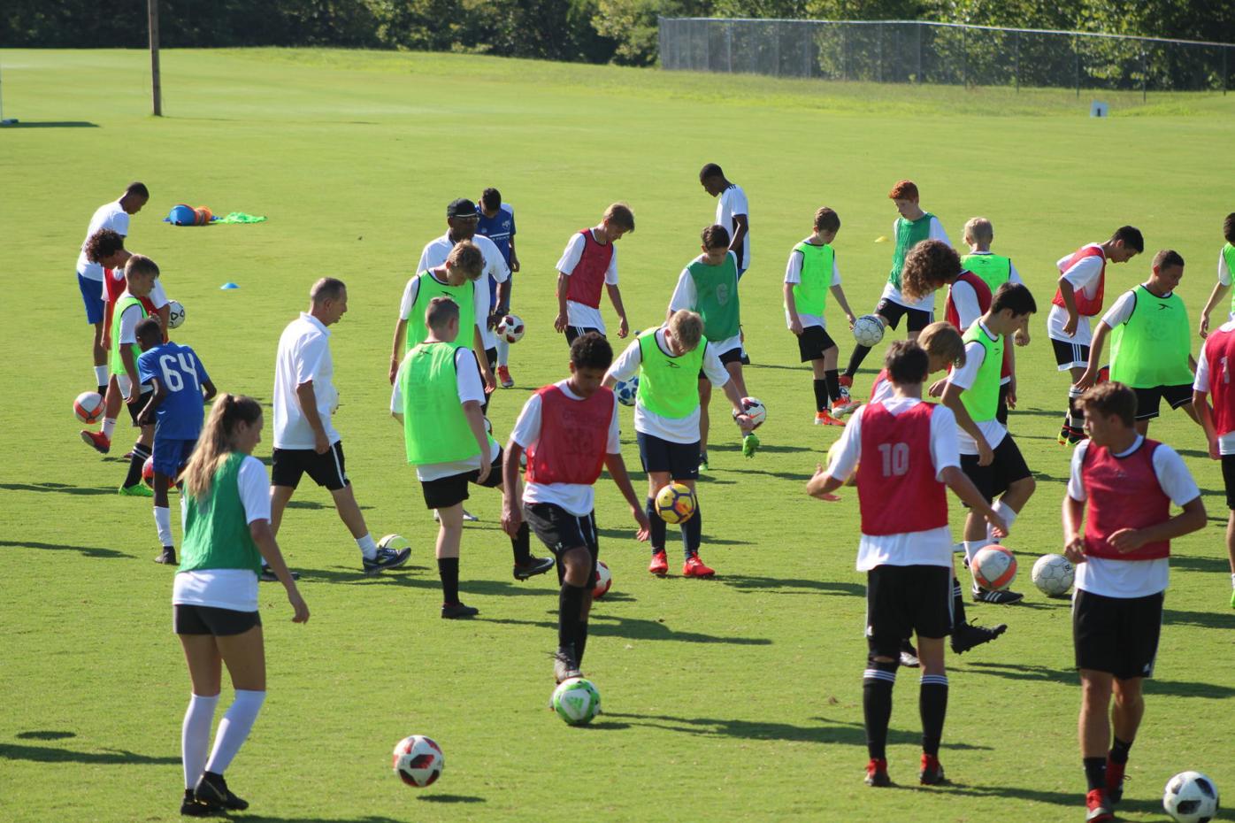 Bermuda Soccer Camp at Huntingtown High School continues to have