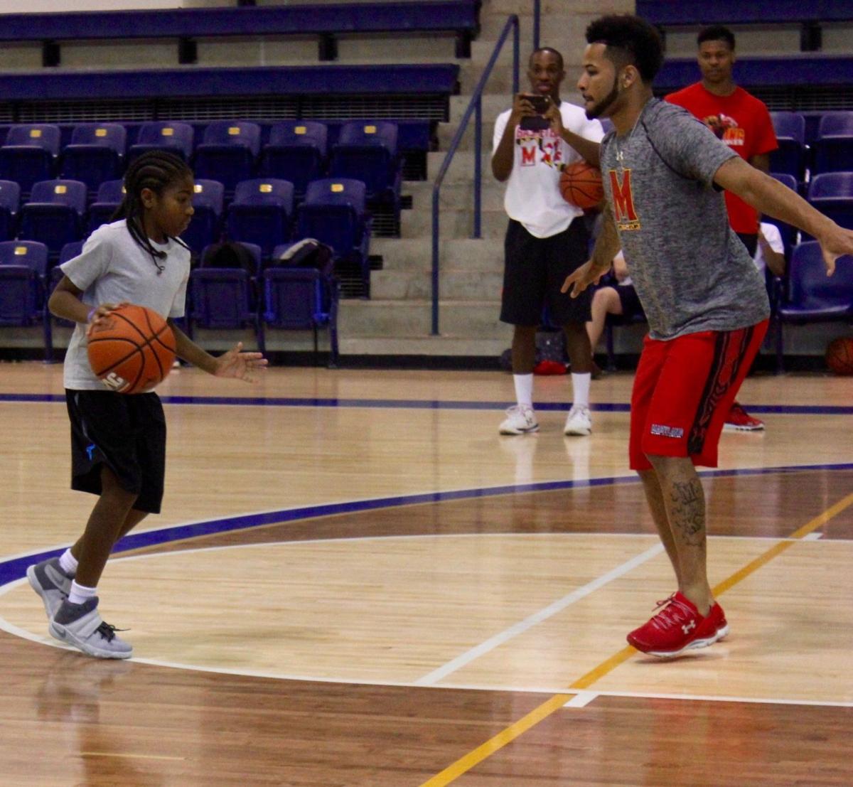 Terps Visit St Mary S College For Basketball Camp News