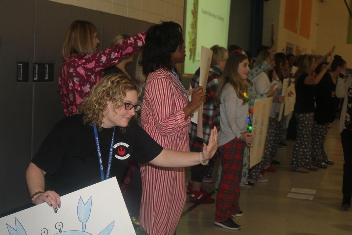 Mary B. Neal Elementary holds sing-a-long, mannequin challenge | Local ...