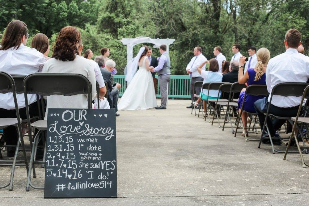 Scrimping pennies but not on memories A budget  wedding  