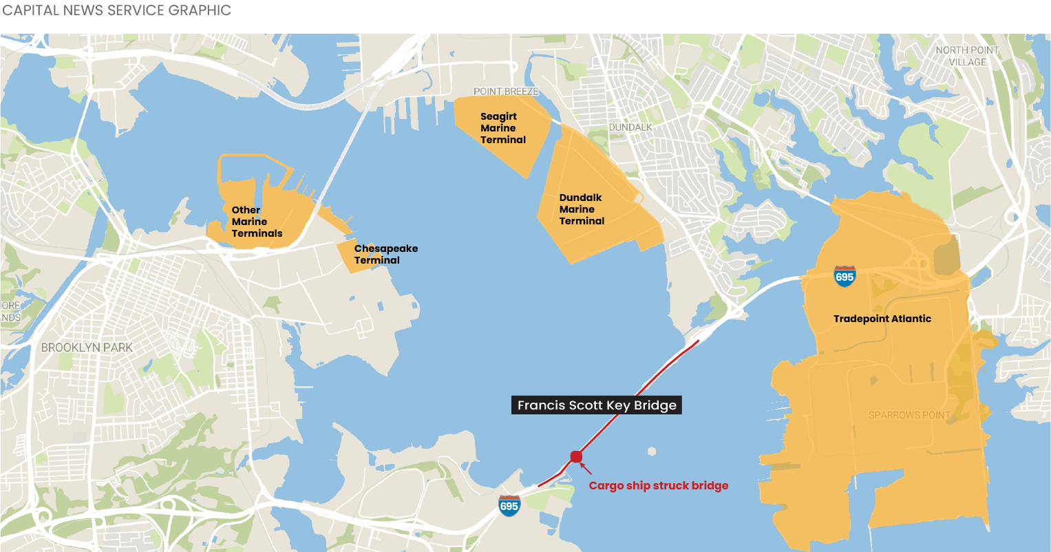 Vessel traffic through the Port of Baltimore has been suspended indefinitely - Vimarsana News
