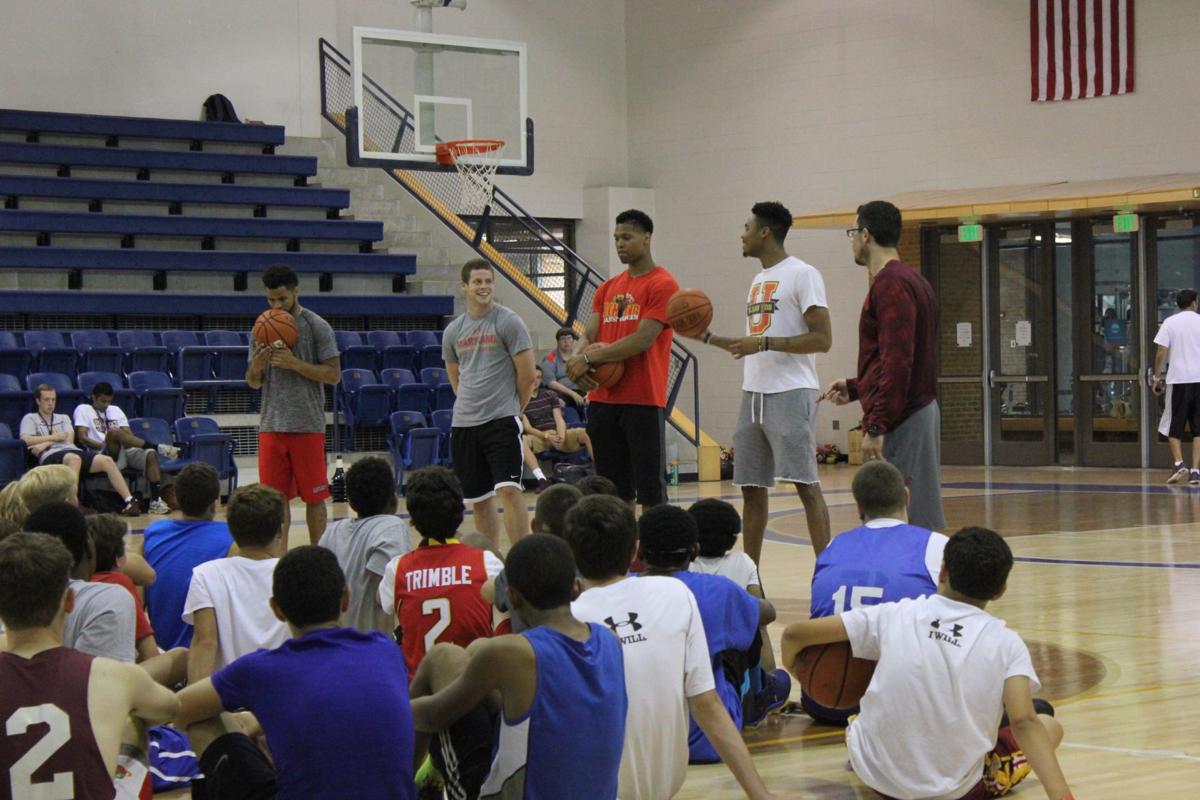 Terps Visit St Mary S College For Basketball Camp News
