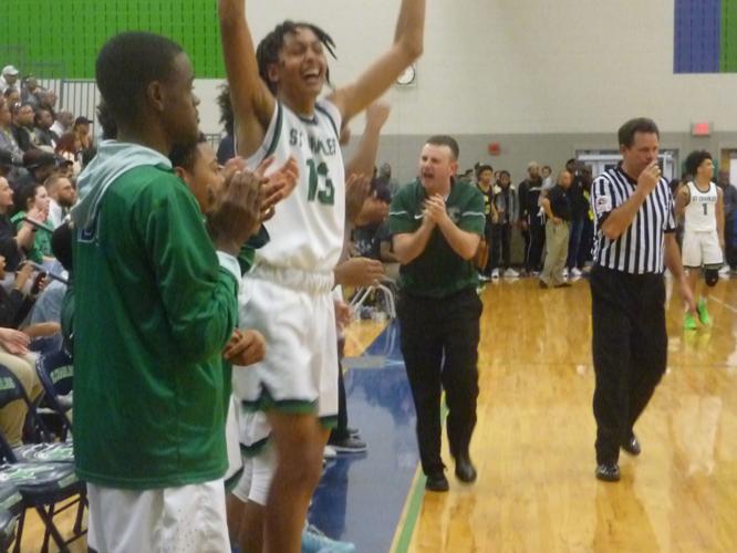 St. Charles boys basketball bench