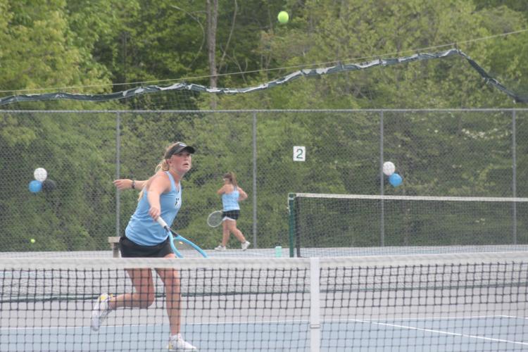 Huntingtown tennis celebrates senior day High School