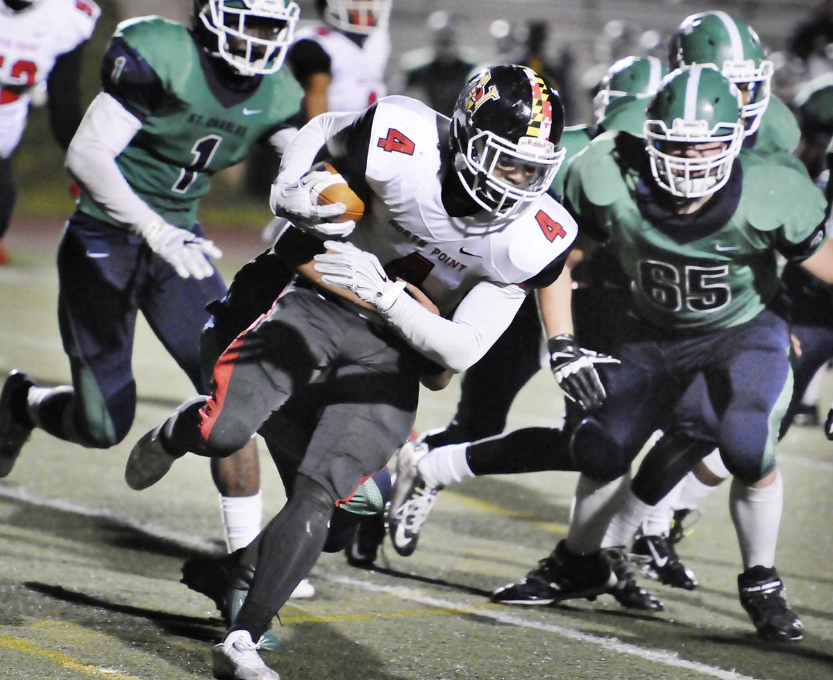 North Point Football Holds Off St Charles News Somdnews Com