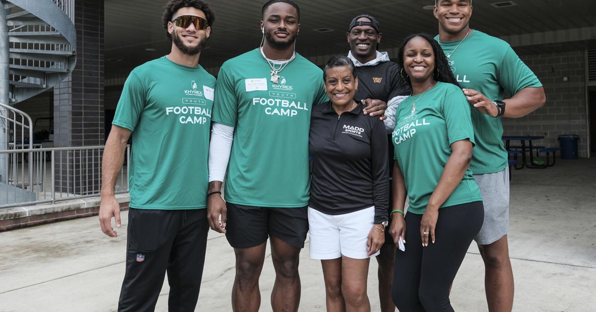 Memorial programs held for trio of football athletes