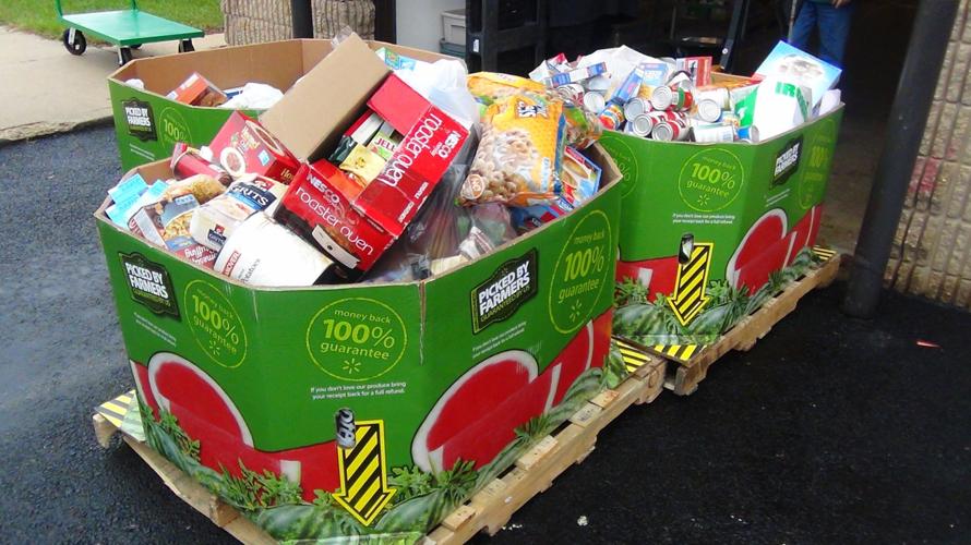 Fire truck filled, food drive drop off successful Local News