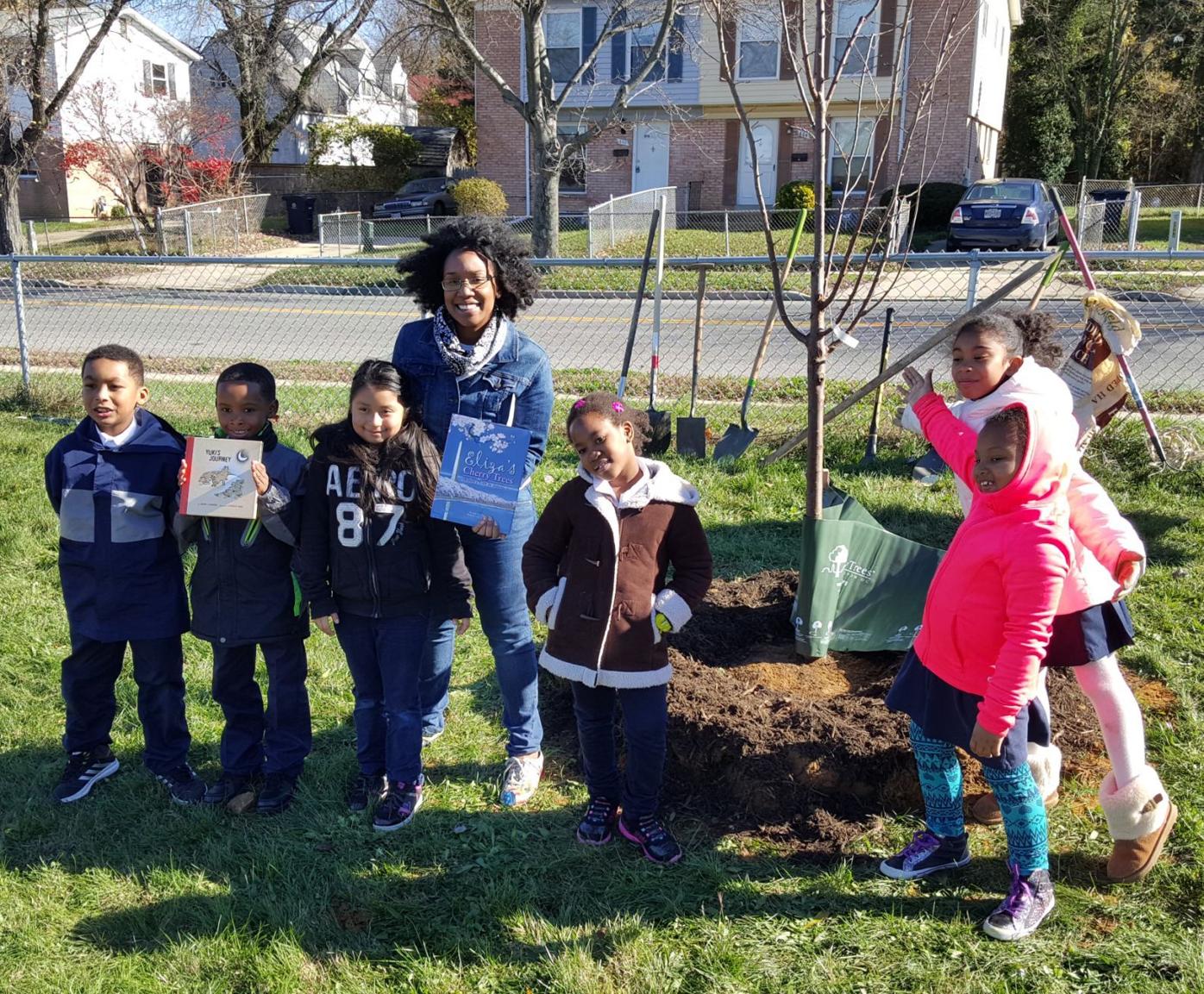 Local elementary school receives cherry blossom trees Local News