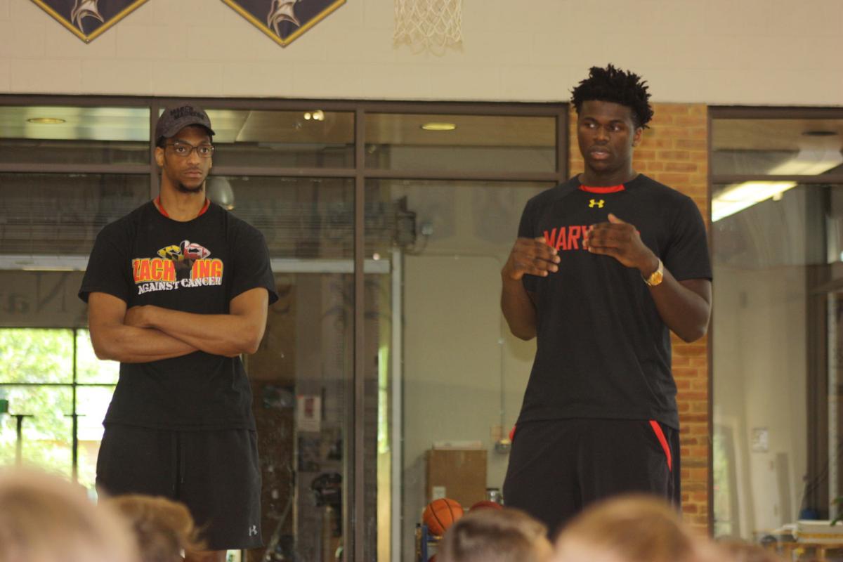 Terps Players Jackson Obi Visit St Mary S College Of Maryland