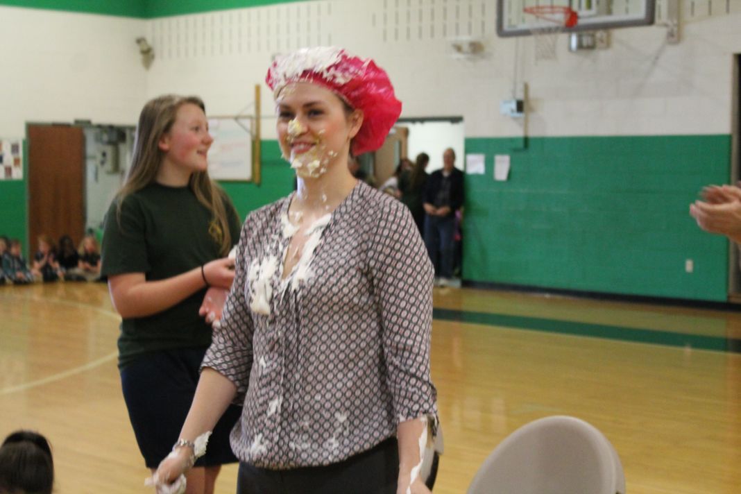 Archbishop Neale teacher takes pie in face | Local News | somdnews.com