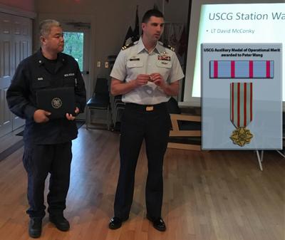 Coast Guard Auxiliary recognizes one of its own