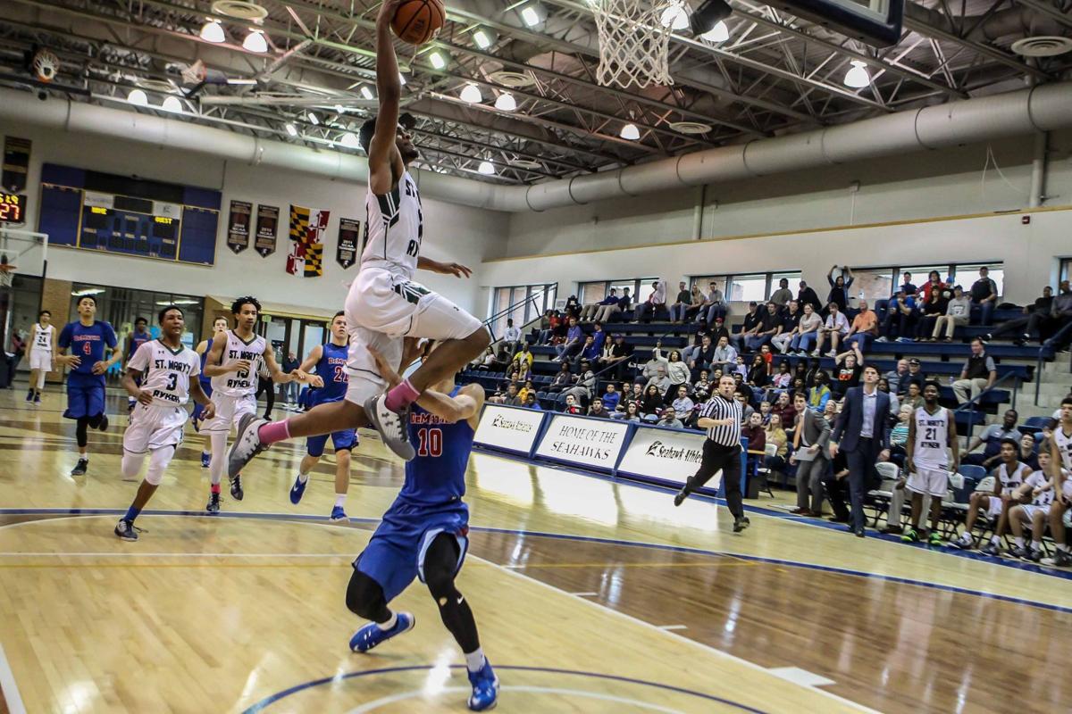 St Mary S Ryken Boys Basketball Stuns Dematha News Somdnews Com