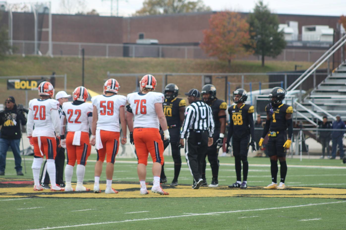 Area football players at Bowie State fall in NCAA Division II