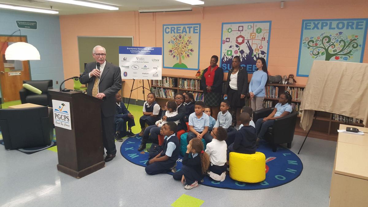 Brandywine Elementary School gets library makeover, stateoftheart