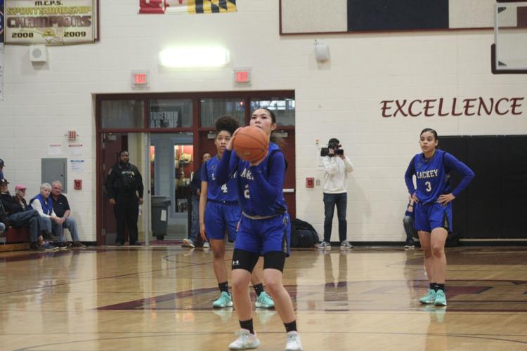 Lackey High School girls basketball advance High School