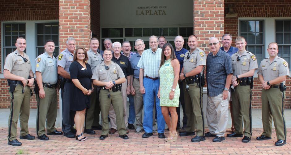 Current, retired State Troopers have lunch at La Plata Barrack