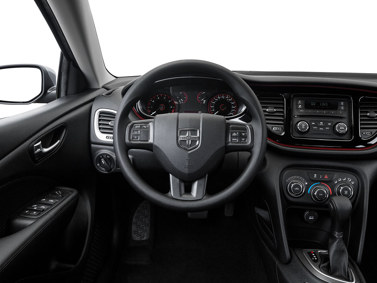 2016 dodge dart on sale steering wheel size