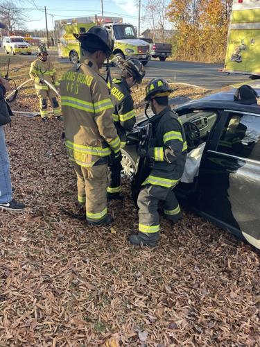 Crews respond to car crash