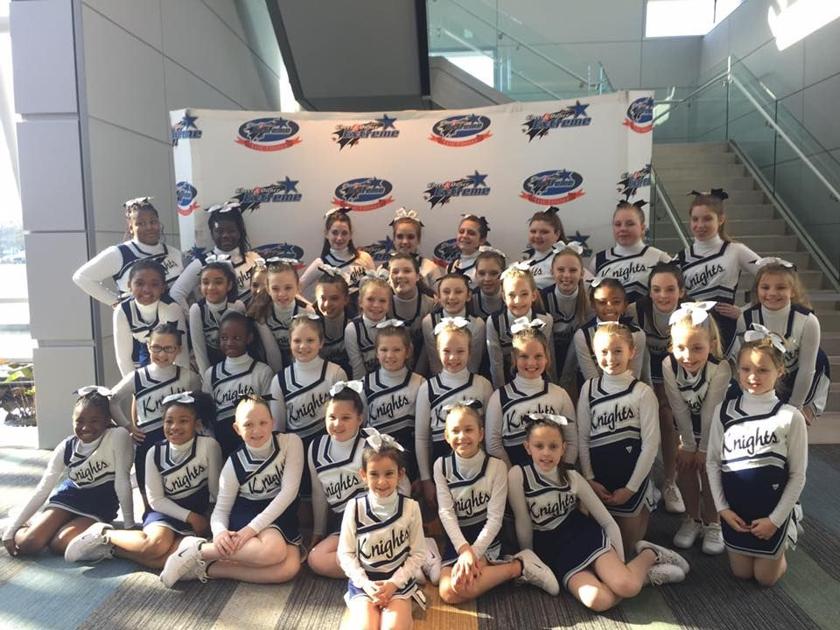 La Plata Blue Knights shine in regional cheerleading competition