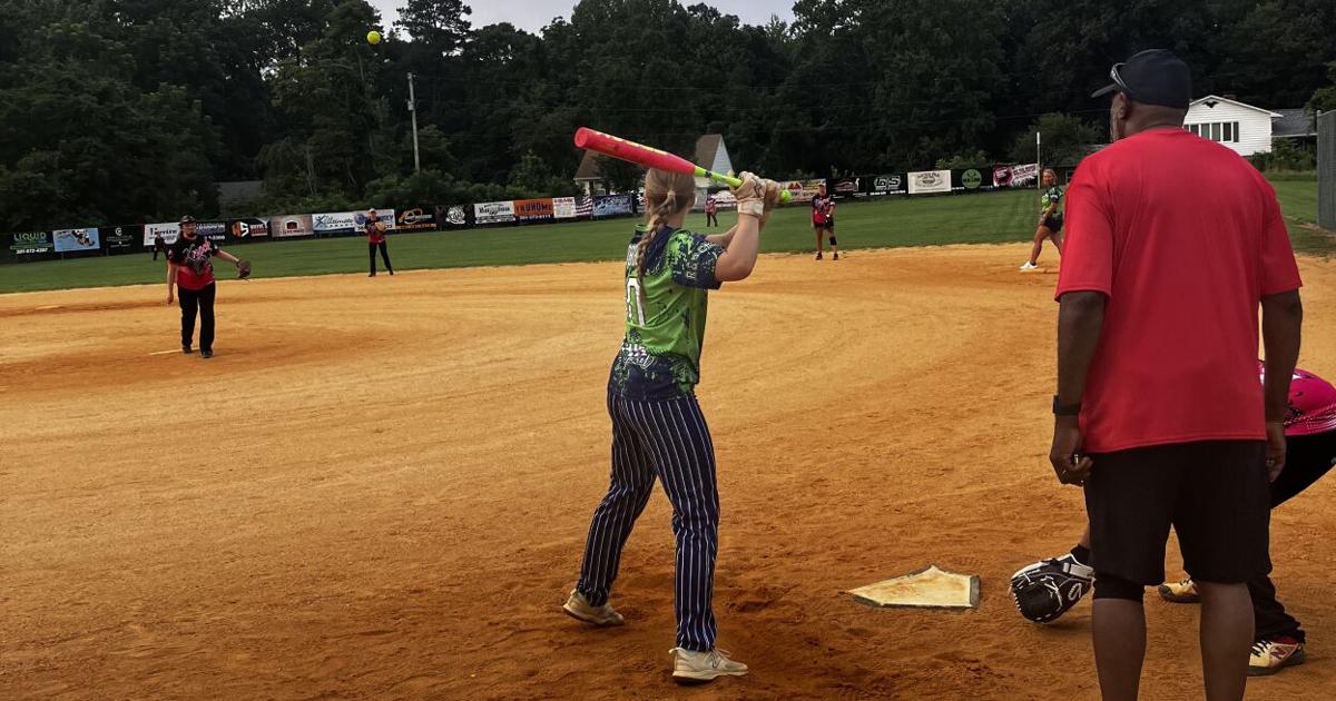 Women's slow-pitch softball takes the field