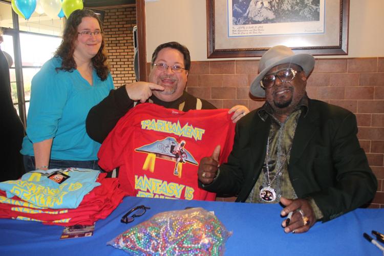 Clinton, master of funk, hosts book signing in Waldorf Spotlight