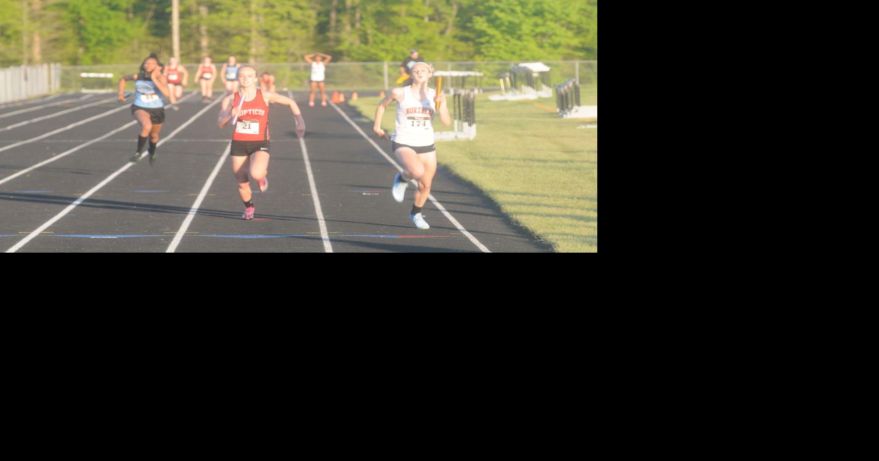 Huntingtown boys, Northern girls track and field teams sweep quad meet