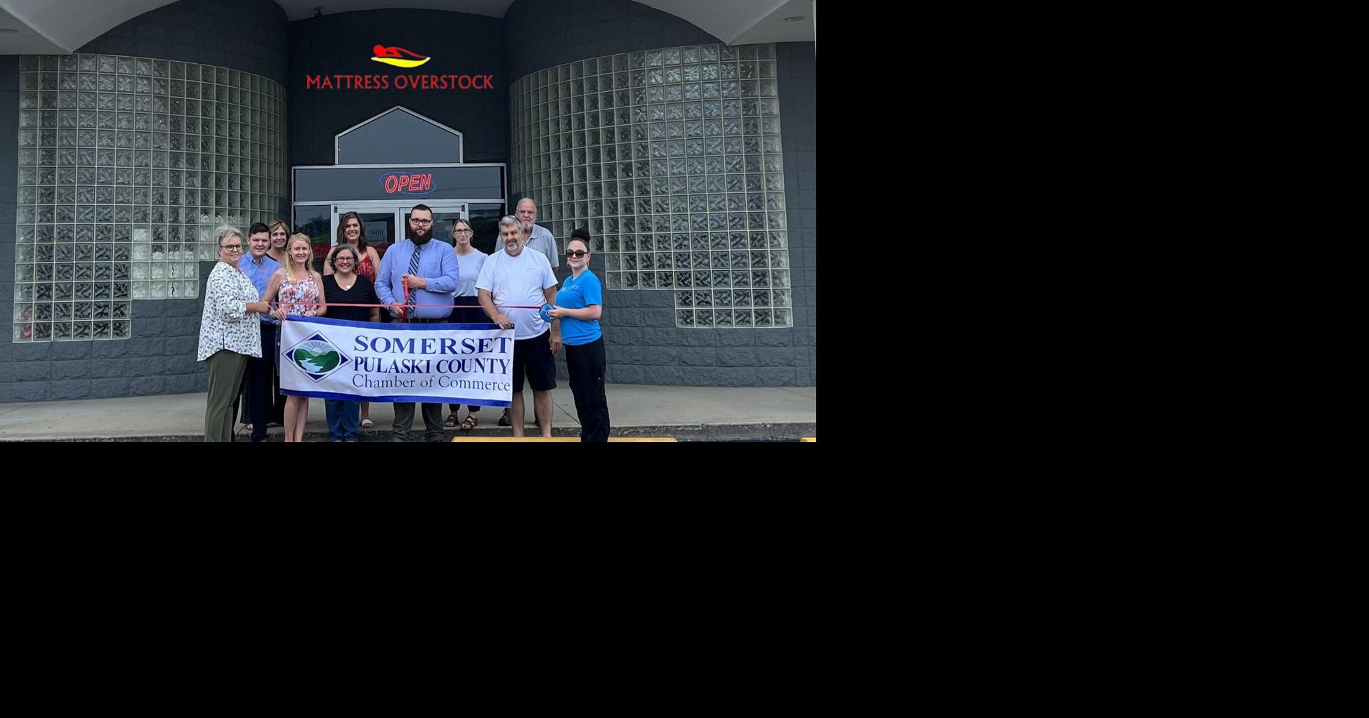 CHAMBER RIBBON CUTTING Mattress Overstock Community somerset