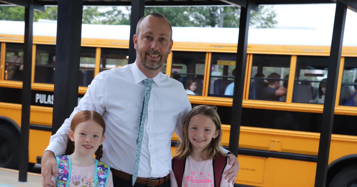 First day back to school means a fresh start for students — and two superintendents