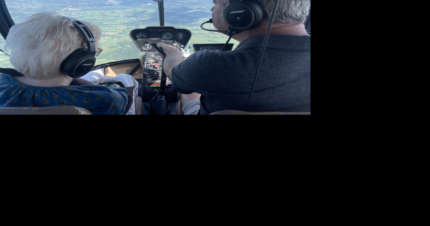 88-year-old woman enjoys 'bucket list' helicopter ride | News ...