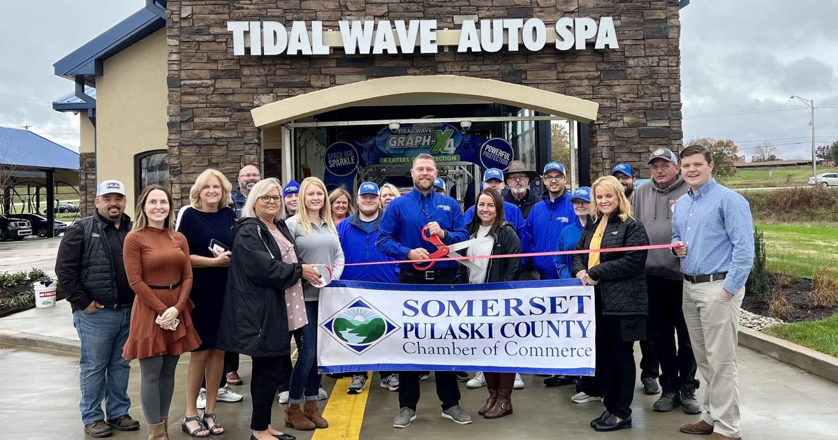 CHAMBER RIBBON CUTTING: Tidal Wave Auto Spa | Community | somerset ...