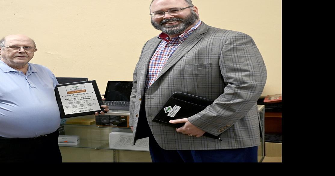 Anderson Office Supply awarded Lifetime Membership News somerset