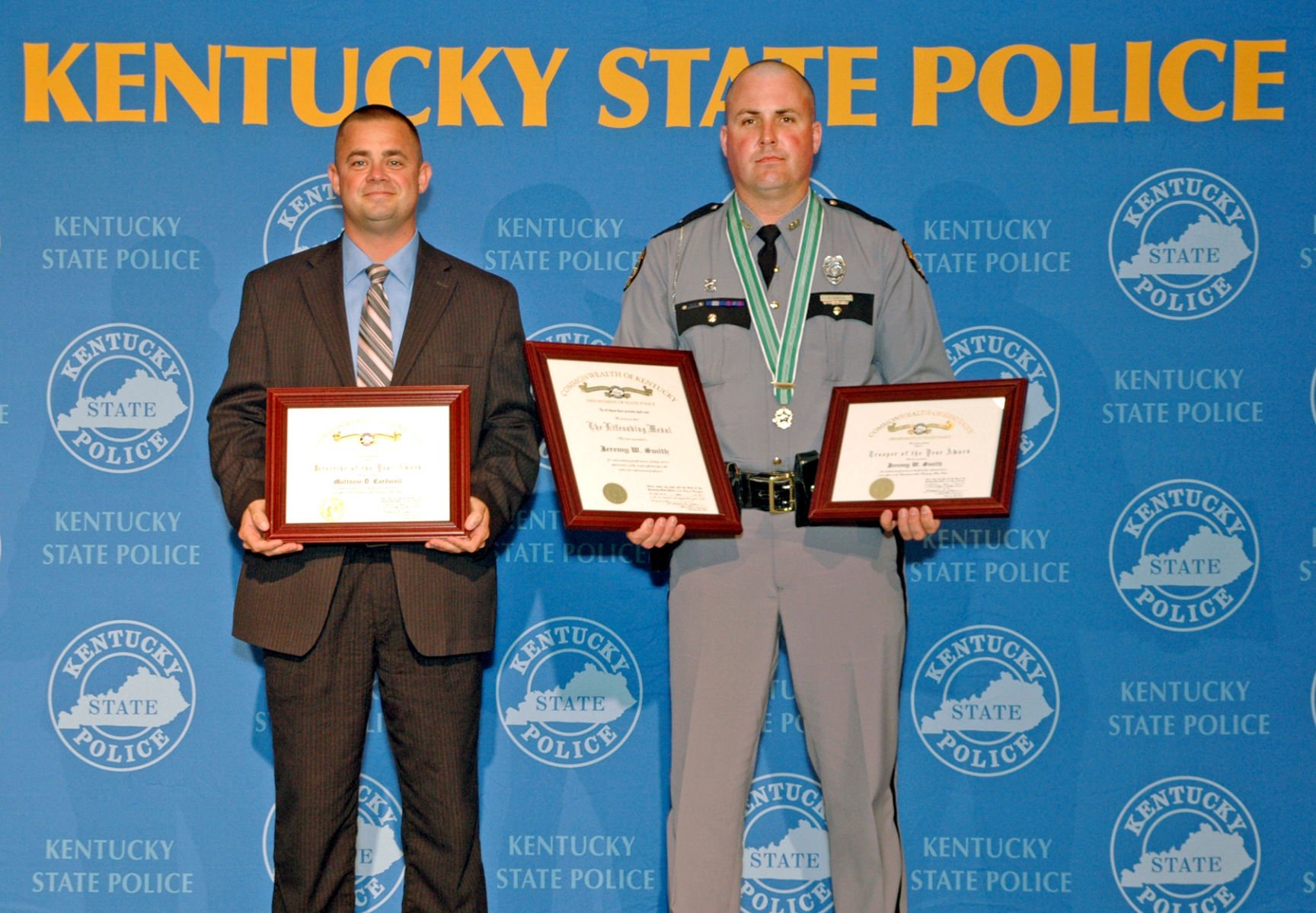 Somerset native KSP Tpr. Jeremy Smith honored for saving life | News
