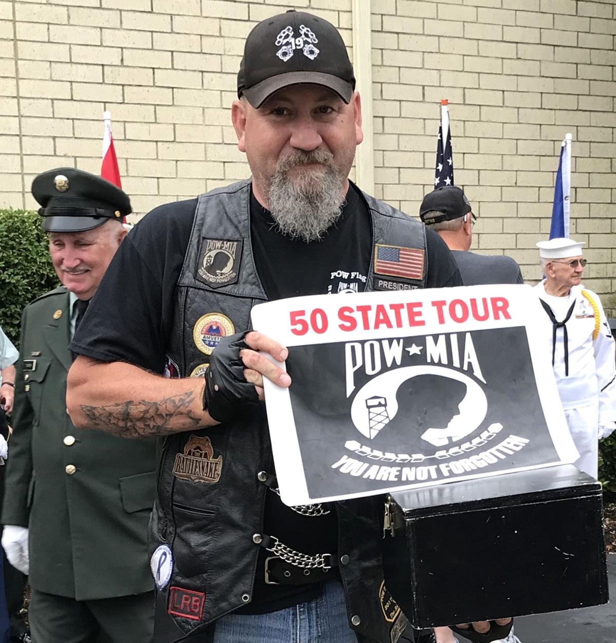 Flag tour is a stark reminder that not all who serve make it back home