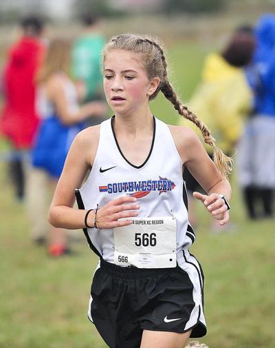Eighth-grader Madeline Peterson places in top 100 in the Class AAA Cross Country State Meet